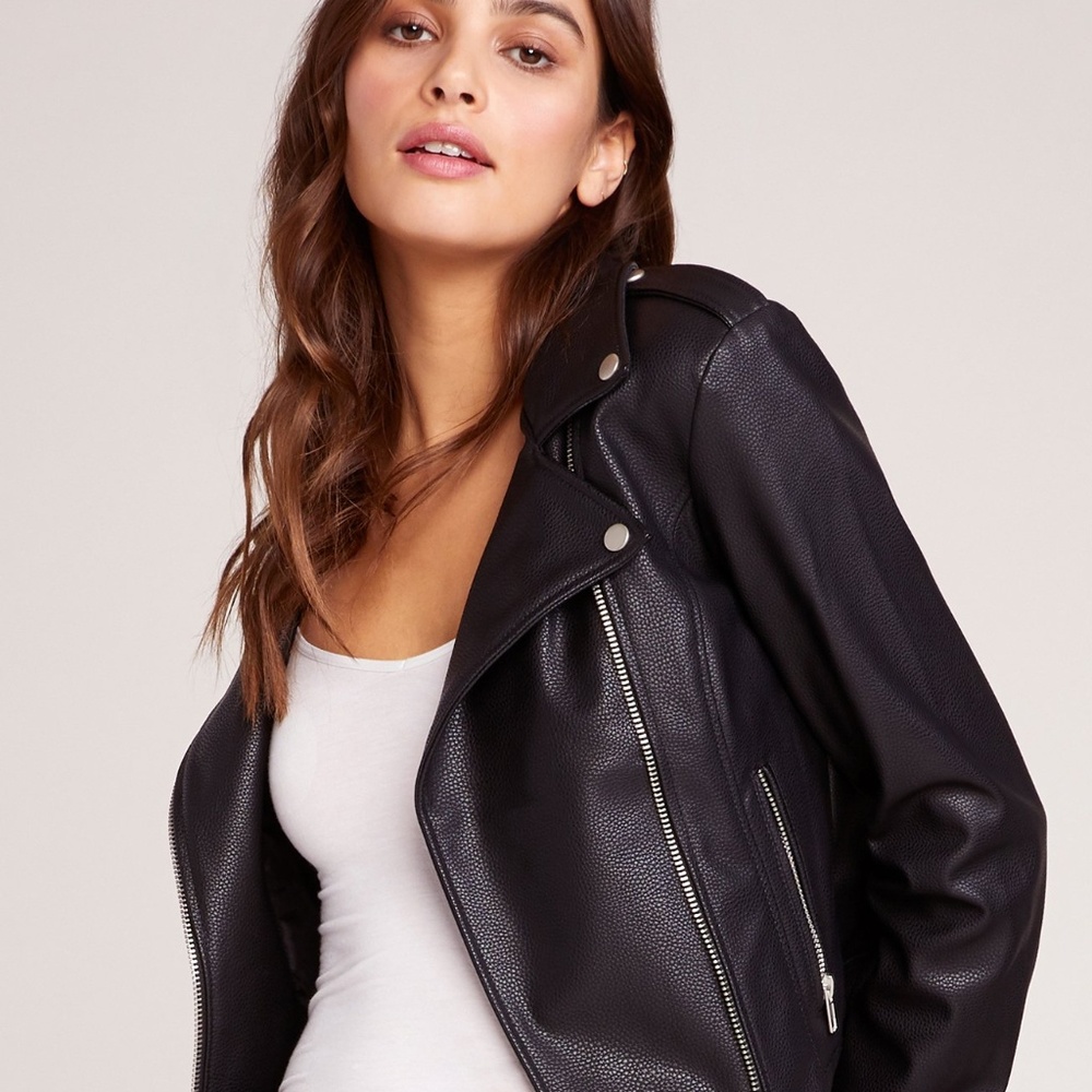 COPY - BB Dakota Beverly Thrills Leather Moto Jacket